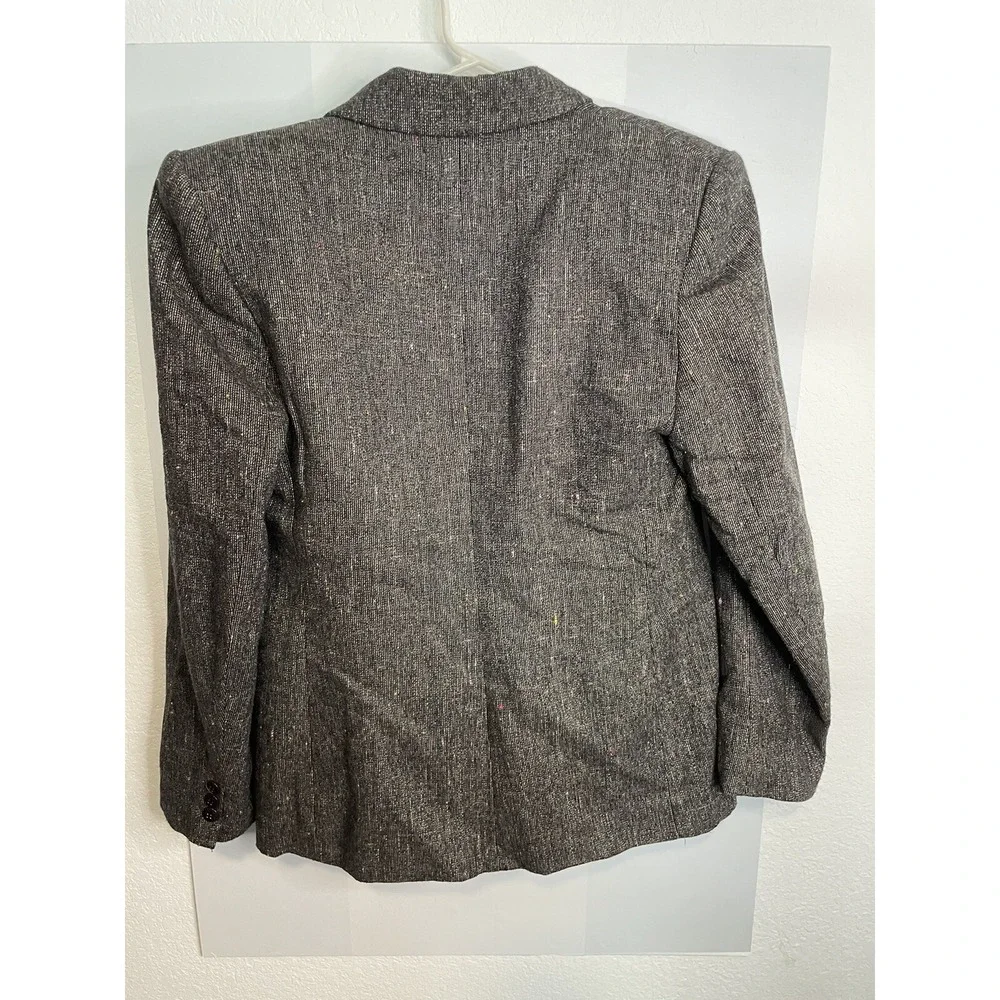 Bert Newman Womensa Skirt Blazer‎ Combo Jacket Tweed Multi Color Buttons Size 8 - Picture 6 of 7